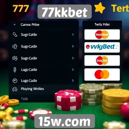 Avaliação das opções de pagamento no 77kkbet